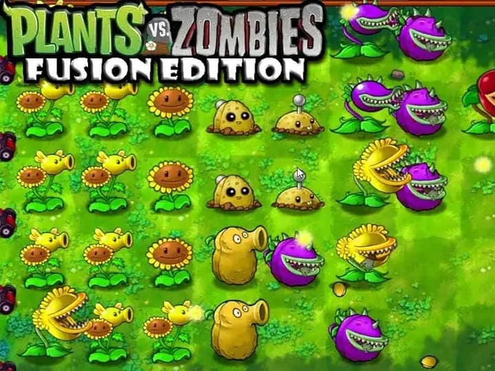 Escena de Plants vs. Zombies